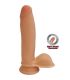 GET REAL DUAL DENSITY DILDO 12 CM CON TESTICULOS NATURAL