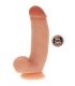 GET REAL DILDO SILICONA 18 CM CON TESTICULOS NATURAL