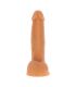 GET REAL DILDO VIBRADOR CON BOLAS GIRATORIAS NATURAL