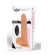 GET REAL DILDO VIBRADOR CON BOLAS GIRATORIAS NATURAL