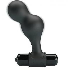 MR PLAY PLUG ANAL VIBRADOR DE SILICONA NEGRO