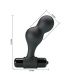 MR PLAY PLUG ANAL VIBRADOR DE SILICONA NEGRO