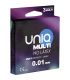 UNIQ MULTI PRESERVATIVOS SIN LATEX 3 UNIDADES