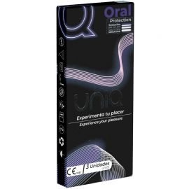 UNIQ ORAL MASK PRESERVATIVOS SIN LATEX 3 UNIDADES