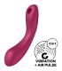 SATISFYER CURVE TRINITY 1 AIR PULSE VIBRATION ROJO