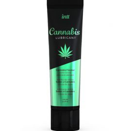 INTT LUBRICANTS LUBRICANTE INTIMO BASE AGUA CON SABOR A CANNABIS