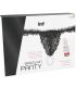 INTT RELEASES PANTY BRASILEaA NEGRA CON PERLAS Y GEL LUBRICANTE 50 ML