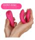 WE VIBE CHORUS VIBRADOR PAREJAS CON CONTROL SQUEEZE ROSA