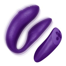 WE VIBE CHORUS VIBRADOR PAREJAS CON CONTROL SQUEEZE LILA