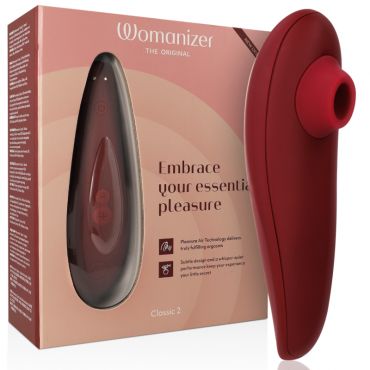 WOMANIZER CLASSIC 2 ESTIMULADOR DE CLaTORIS BURDEOS