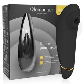 WOMANIZER PREMIUM 2 ESTIMULADOR DE CLaTORIS NEGRO