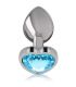 INTENSE PLUG ANAL METAL ALUMINIO CORAZaN AZUL TALLA S