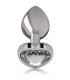 INTENSE PLUG ANAL METAL ALUMINIO CORAZaN BLANCO TALLA S