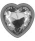 INTENSE PLUG ANAL METAL ALUMINIO CORAZaN BLANCO TALLA S