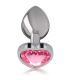 INTENSE PLUG ANAL METAL ALUMINIO CORAZaN ROSA TALLA M