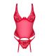 OBSESSIVE LACELOVE CORSET ROJO XS S