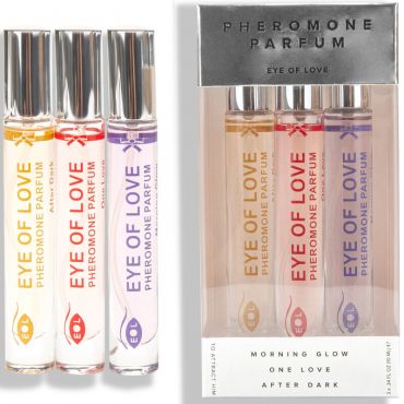 EYE OF LOVE EOL PHR PERFUME 10 ML SET 3 MORNING GLOW ONE LOVE AFTER DARK