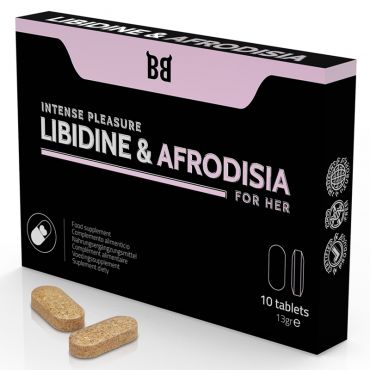 BLACK BULL LIBIDINE AFRODISIA PLACER INTENSO PARA MUJER 10 CaPSULAS