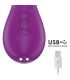 INTENSE APOLO VIBRADOR MULTIFUNCIaN RECARGABLE 7 VIBRACIONES CON LENGUA OSCILANTE MORADO