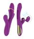 INTENSE ATENEO VIBRADOR MULTIFUNCIaN RECARGABLE 7 VIBRACIONES CON LENGUA OSCILANTE Y SUCCIONADOR MORADO