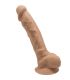 SILEXD MODELO 1 PENE REALISTICO SILICONA PREMIUM SILEXPAN CARAMELO 23 CM