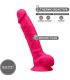 SILEXD MODELO 1 PENE REALISTICO SILICONA PREMIUM SILEXPAN FUCSIA 23 CM