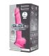 SILEXD MODELO 1 PENE REALISTICO SILICONA PREMIUM SILEXPAN ROSA FLUORESCENTE 175 CM