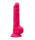 SILEXD MODELO 1 PENE REALISTICO SILICONA PREMIUM SILEXPAN FUCSIA 24 CM