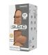 SILEXD MODELO 1 PENE REALISTICO SILICONA PREMIUM SILEXPAN CARAMELO 215 CM