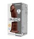 SILEXD MODELO 2 PENE REALISTICO SILICONA PREMIUM SILEXPAN MARRON 23 CM