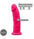 SILEXD MODELO 2 PENE REALISTICO SILICONA PREMIUM SILEXPAN FUCSIA 23 CM