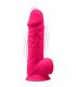 SILEXD MODELO 1 PENE REALISTICO VIBRADOR SILICONA PREMIUM SILEXPAN FUCSIA 215 CM