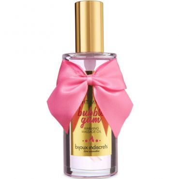 BIJOUX INDISCRETS LIGHT MY FIRE ACEITE MASAJE EFECTO CALOR SABOR CHICLE