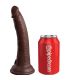 KING COCK ELITE DILDO REALISTICO SILICONA 178 CM MARRON