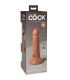 KING COCK ELITE DILDO REALISTICO VIBRADOR SILICONA 152 CM CARAMELO