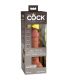 KING COCK ELITE DILDO REALISTICO VIBRADOR SILICONA 152 CM CARAMELO