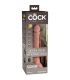 KING COCK ELITE DILDO REALISTICO VIBRADOR SILICONA CONTROL REMOTO 178 CM