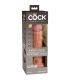 KING COCK ELITE DILDO REALISTICO VIBRADOR SILICONA 203 CM CARAMELO