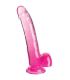 KING COCK CLEAR DILDO CON TESTICULOS 203 CM ROSA