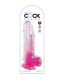 KING COCK CLEAR DILDO CON TESTICULOS 203 CM ROSA