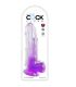 KING COCK CLEAR DILDO CON TESTICULOS 203 CM MORADO