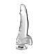 KING COCK CLEAR DILDO CON TESTICULOS 152 CM TRANSPARENTE