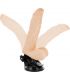 BASECOCK VIBRADOR ARTICULABLE CONTROL REMOTO NATURAL 21 CM O 5 CM