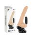 BASECOCK VIBRADOR REALISTICO CONTROL REMOTO NATURAL CON TESTICULOS 20 CM O 4 CM