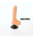 BASECOCK VIBRADOR REALISTICO 2 1 NATURAL 185 CM O 4 CM