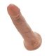 KING COCK PENE REALISTICO 12 CM CARAMELO