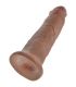 KING COCK PENE REALISTICO 24 CM CARAMELO