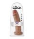 KING COCK PENE REALISTICO 24 CM CARAMELO