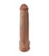 KING COCK PENE REALISTICO CON TESTICULOS 342 CM CARAMELO