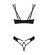 OBSESSIVE NESARI SET DOS PIEZAS CROTCHLESS XS S